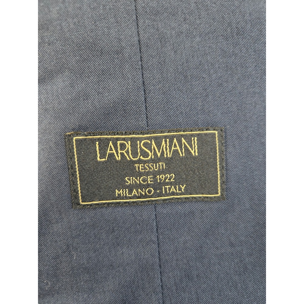 J.Crew Ludlow Blazer 40S Mens Navy Blue Larusmiani Italian Cotton Sport Coat - Picture 5 of 13